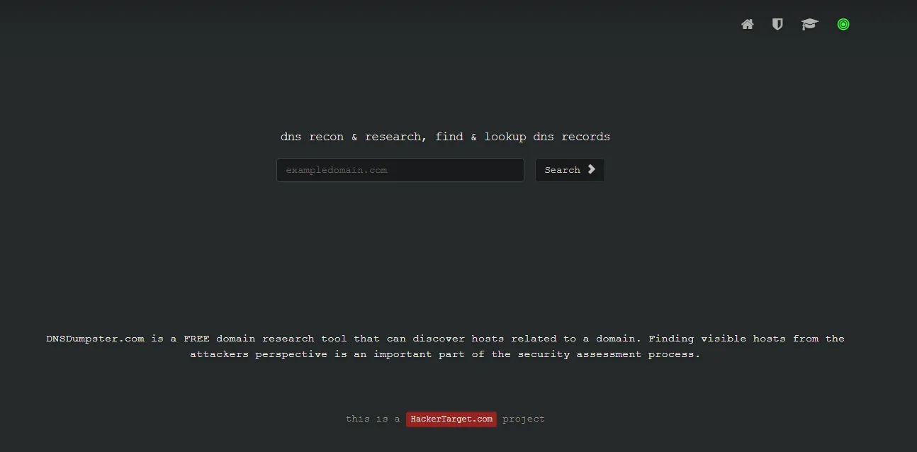 DNSDumpster - A Free Online Tool that Provides Detailed DNS Recon and Research Capabilities