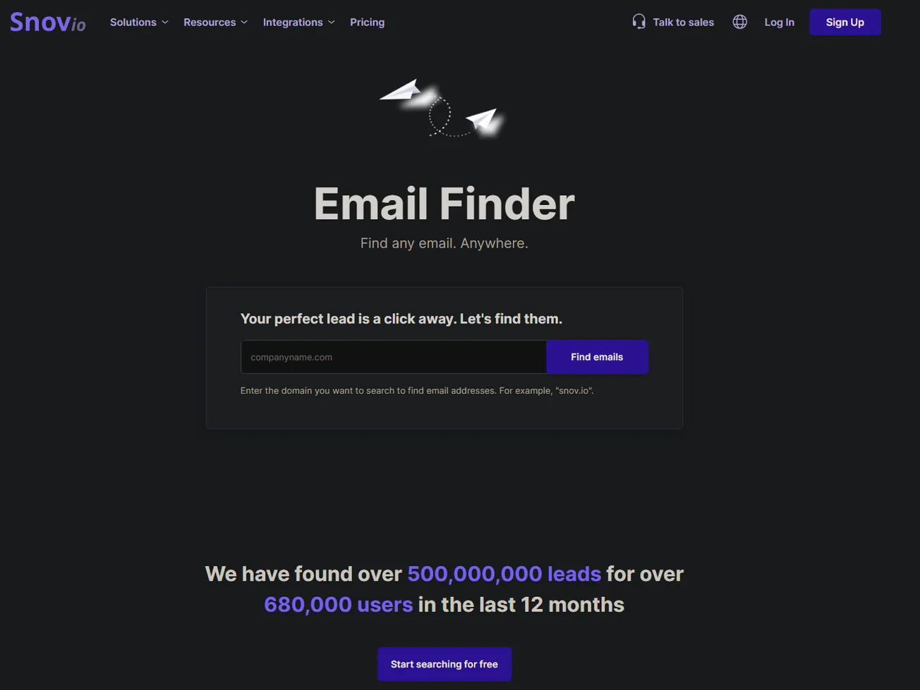 Snov.io - Find email addresses on any website