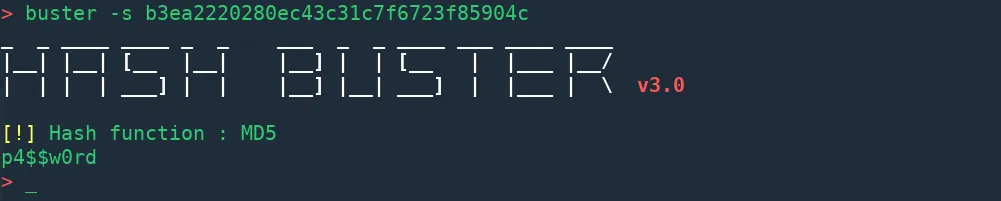 Hash-Buster: Crack Hashes in Seconds