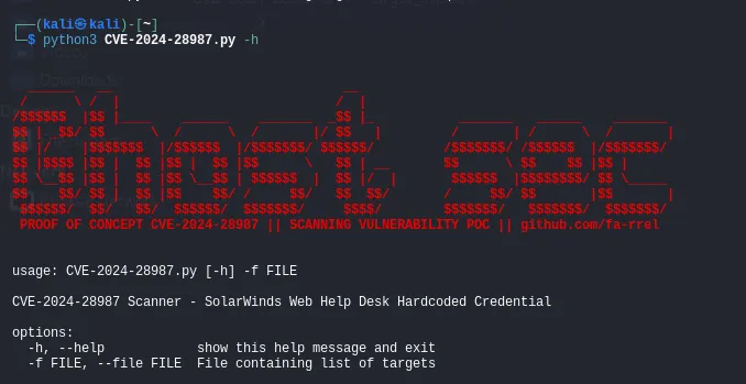 CVE-2024-28987: Web Help Desk Hardcoded Credential Vulnerability