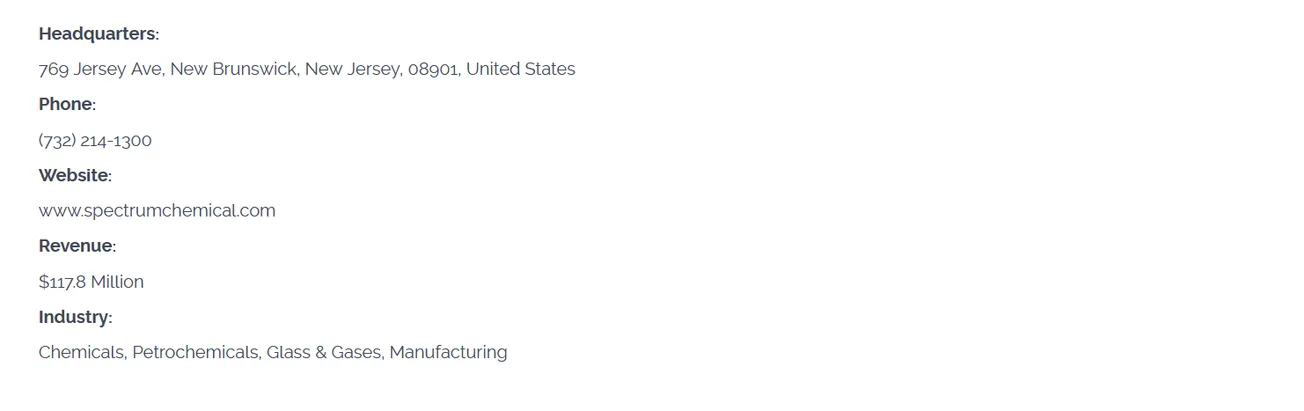 Spectrum Chemical Mfg. Corp has Been Claimed a Victim to CL0P Ransomware