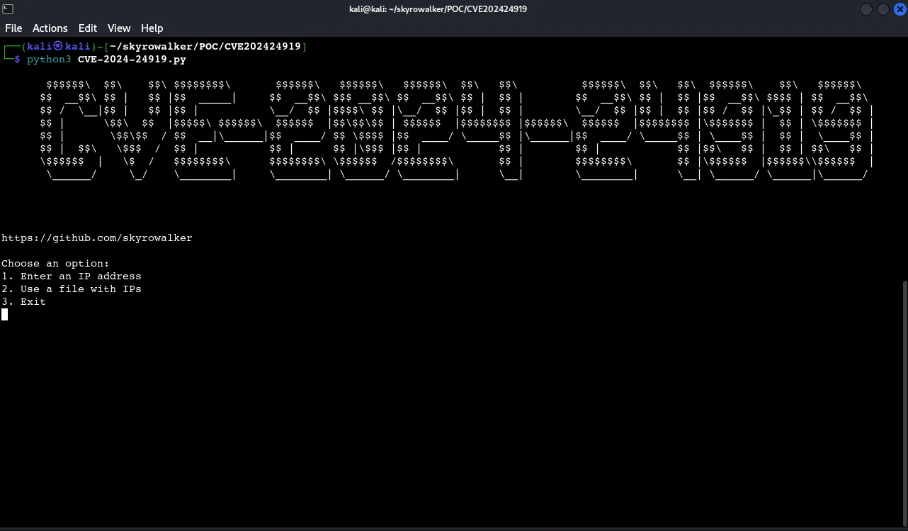 CVE-2024-24919 - Check Point Quantum Security Gateways with IPsec VPN in Remote Access VPN PoC