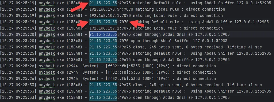 AnyDesk IP Leak Vulnerability CVE-2024-52940