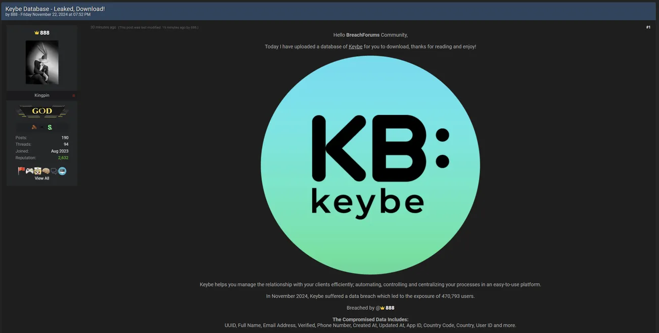 888 Reportedly Leaked the Data of Keybe