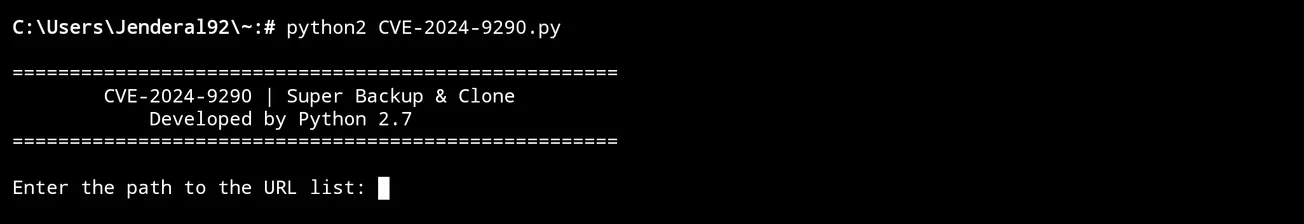 CVE-2024-9290 Exploit Tool | Super Backup & Clone Vulnerability