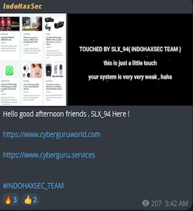 INDOHAXSEC Defaced the Website of Cyber Guru