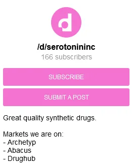 Vendor SerotoninInc is Either Exit Scamming or Has Been Busted