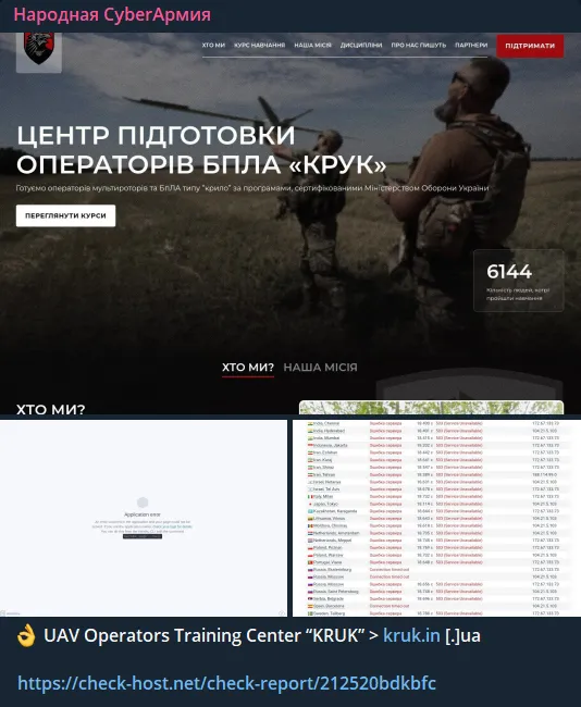 Russian Cyber Army Team Targeted the Website of Kruk