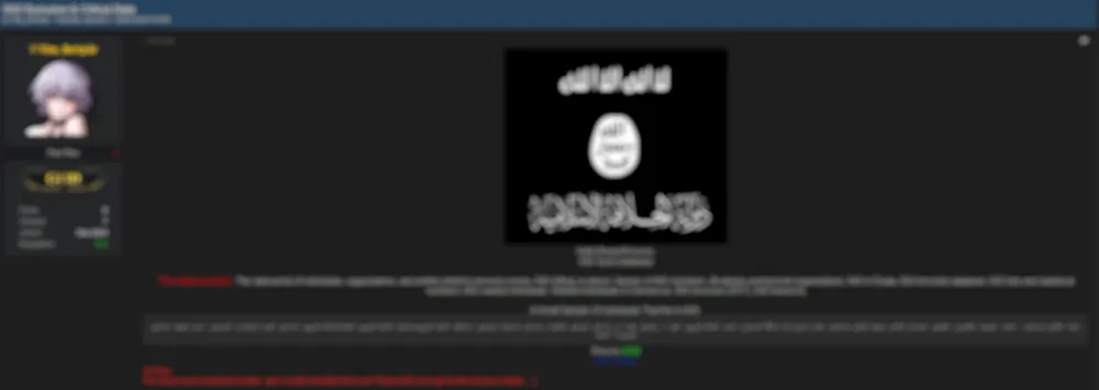 A Threat Actor Allegedly is Selling Data from the Islamic State of Iraq and Syria (ISIS)