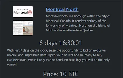 Montréal-Nord Falls Victim to RHYSIDA Ransomware