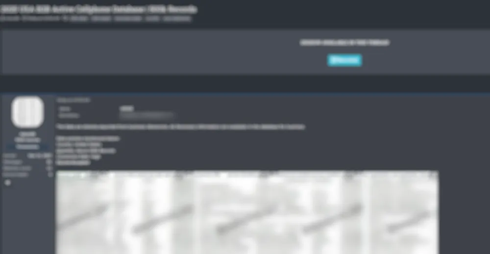 A Threat Actor is Selling B2B Cellphone Data in the USA