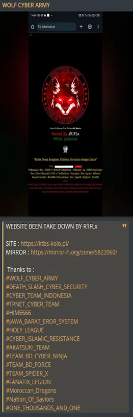 WOLF CYBER ARMY Defaced the Website of Koło Koło Society of Social Housing Sp. z o.o