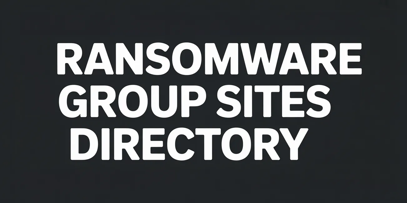 Ransomware Group Sites Directory