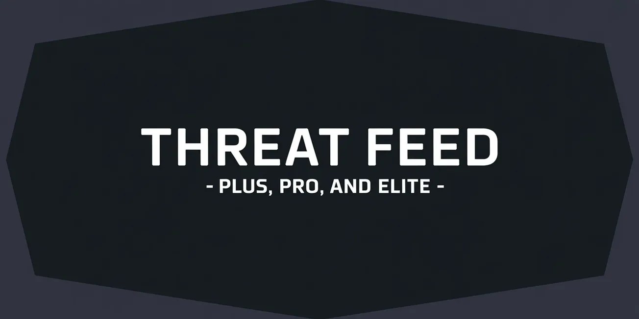 Live Threat Feed (Plus, Pro and Elite Subscribers)