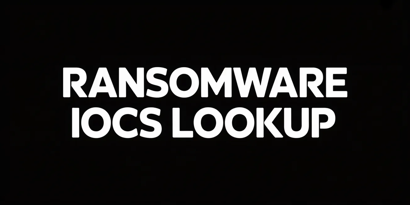 Ransomware IOCs Lookup