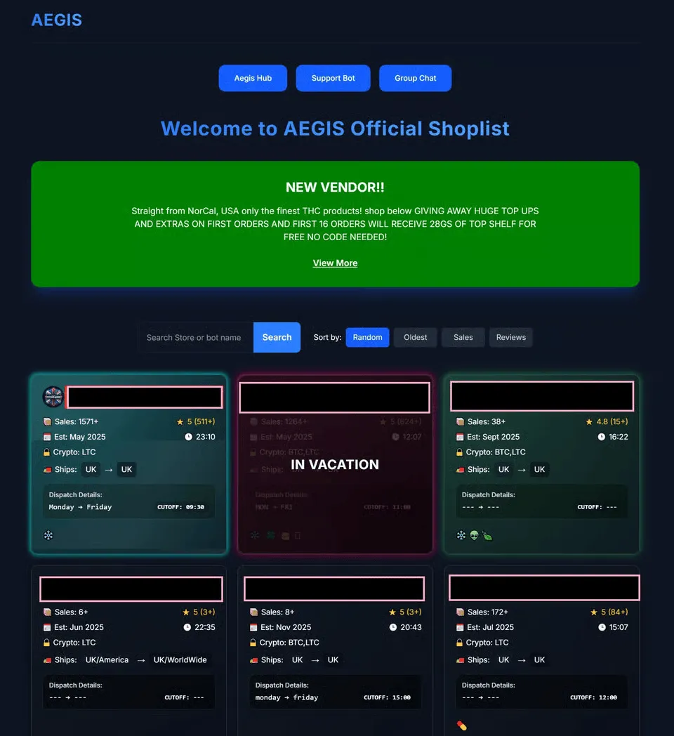 Metropolitan Police Seize Dark Web Drug Marketplace With Nearly £2 Million in Annual Sales